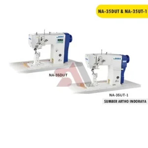 Mesin Jahit Jin NA-35UT | Direct Drive, 1-needle, Post-bed, Top and Bottom Wheel-Feed and Needle-Feed, Lockstitch Machine with Automatic Thread trimmer